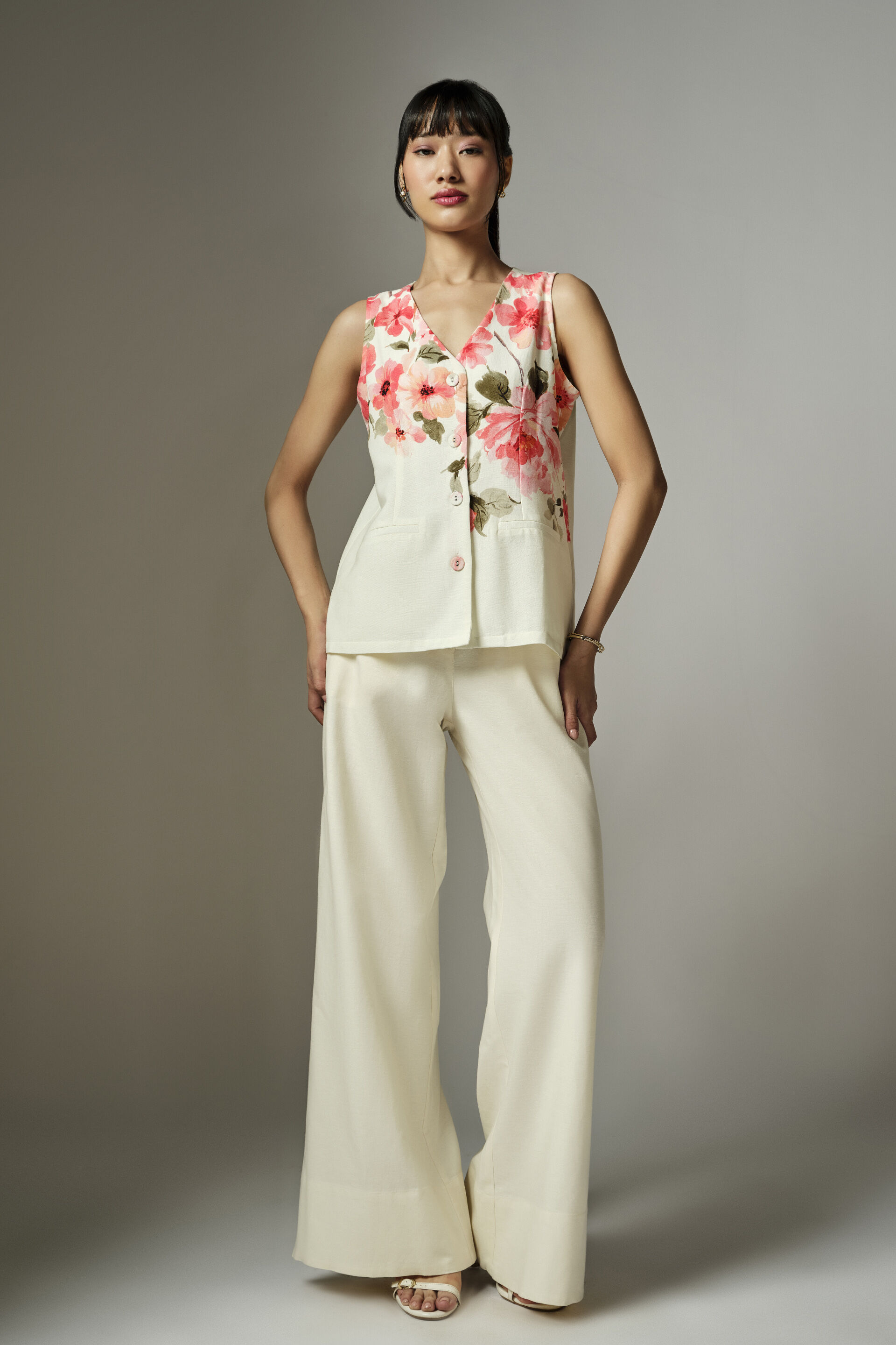 Venetia Floral Print Jacket, Multi Color, image 4